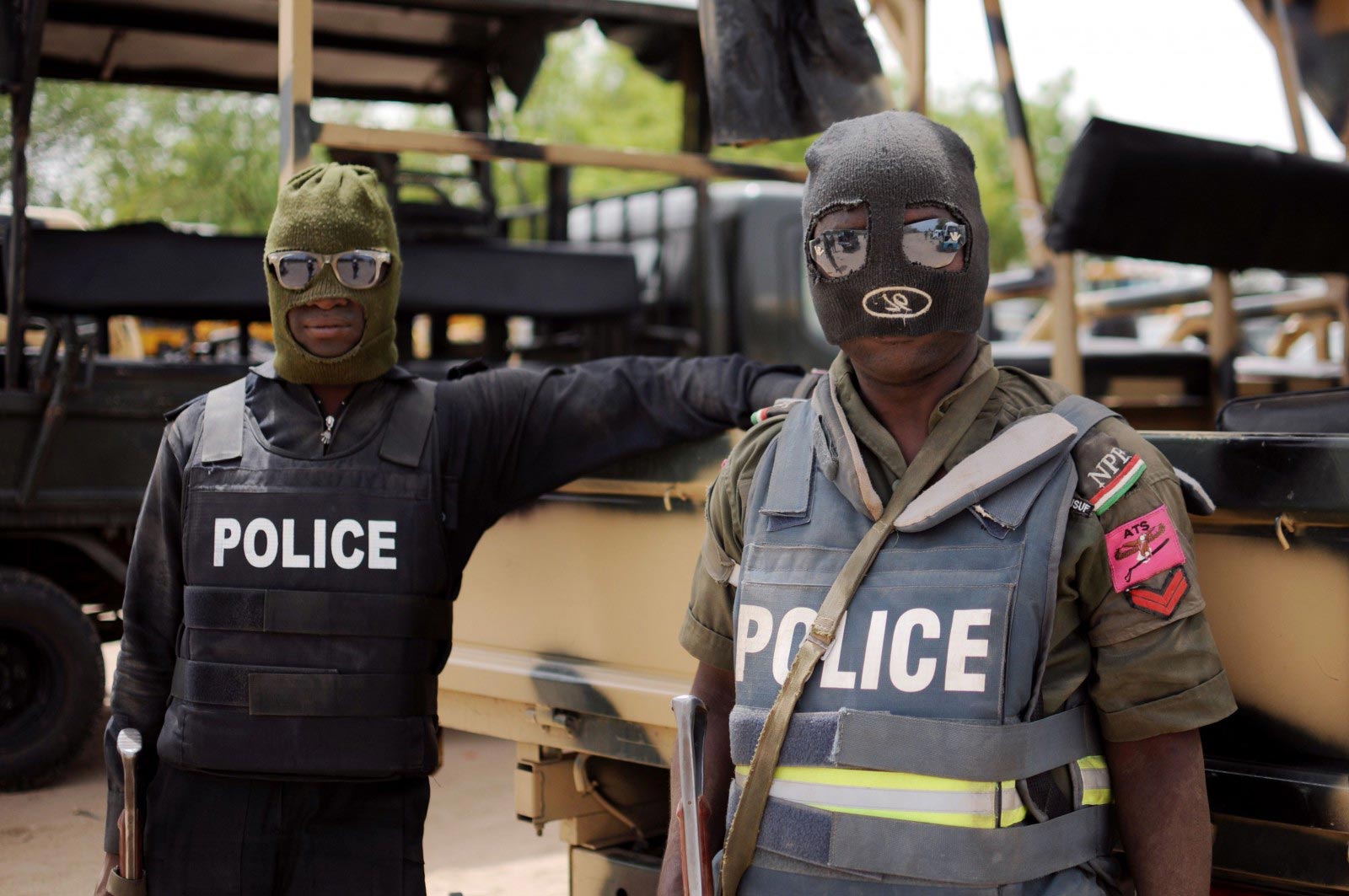 Image result for nigerian police running