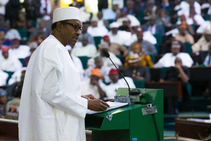 Buhari Presents Budget 2016
