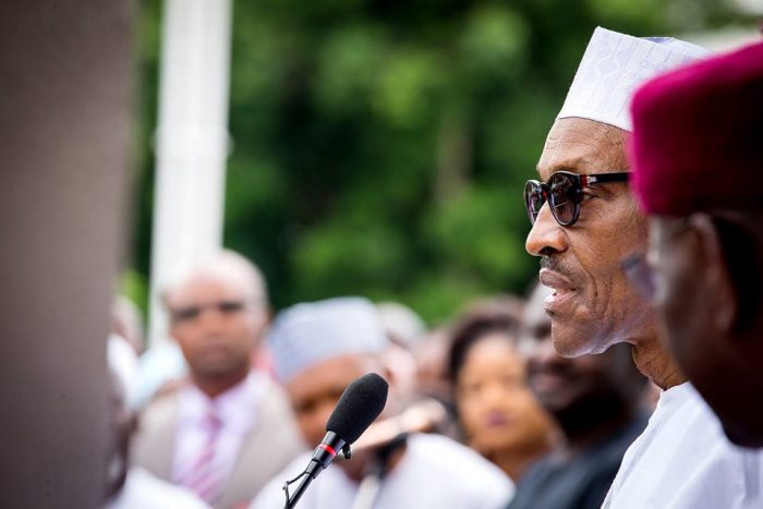 Buhari meets Aso Rock Staff Muhammadu Buhari, Buhari Health, Buhari Health Rumours