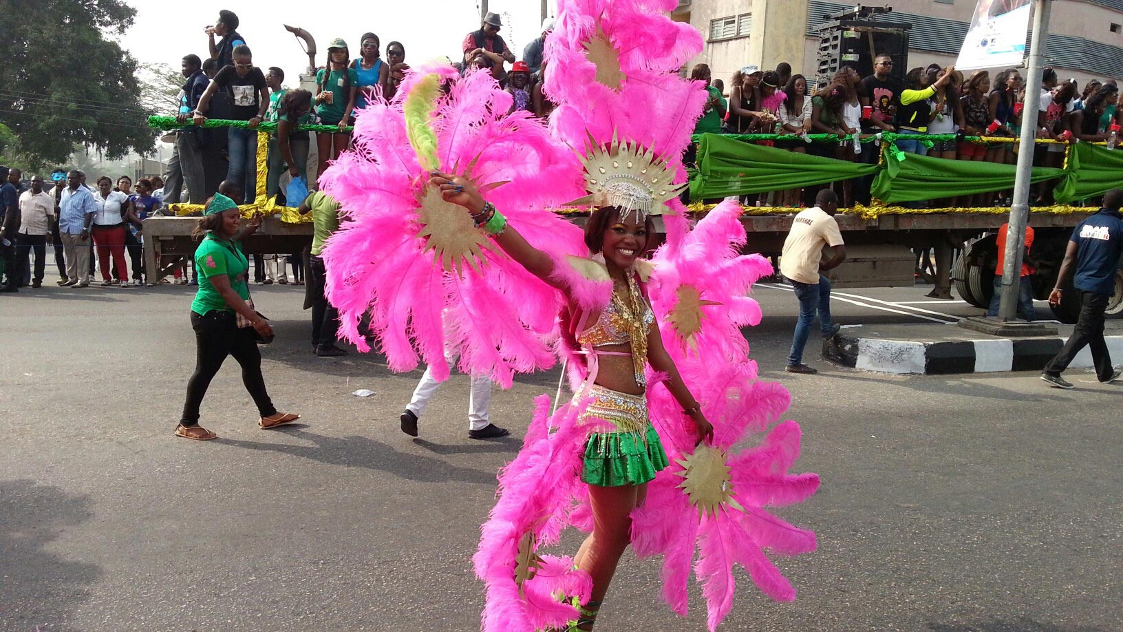 Efik dancers at the 2013 Calabar Carnival