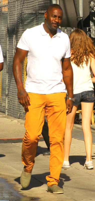 Celebrities outside ABC's 'Jimmy Kimmel Live!' studios