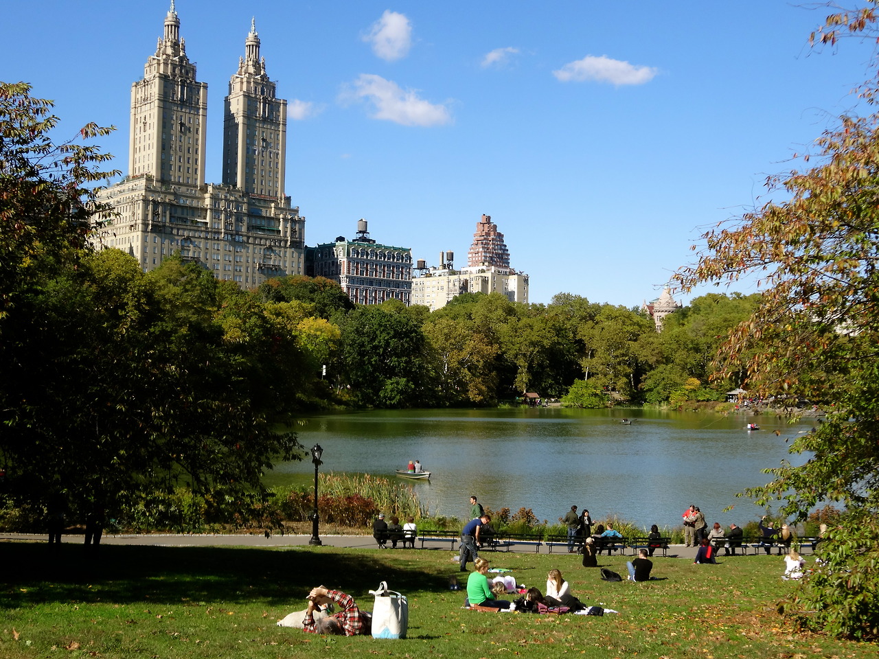 A view of the San Remo Apartments, the building where Robert Wilson lived seen here from Central Park, New York