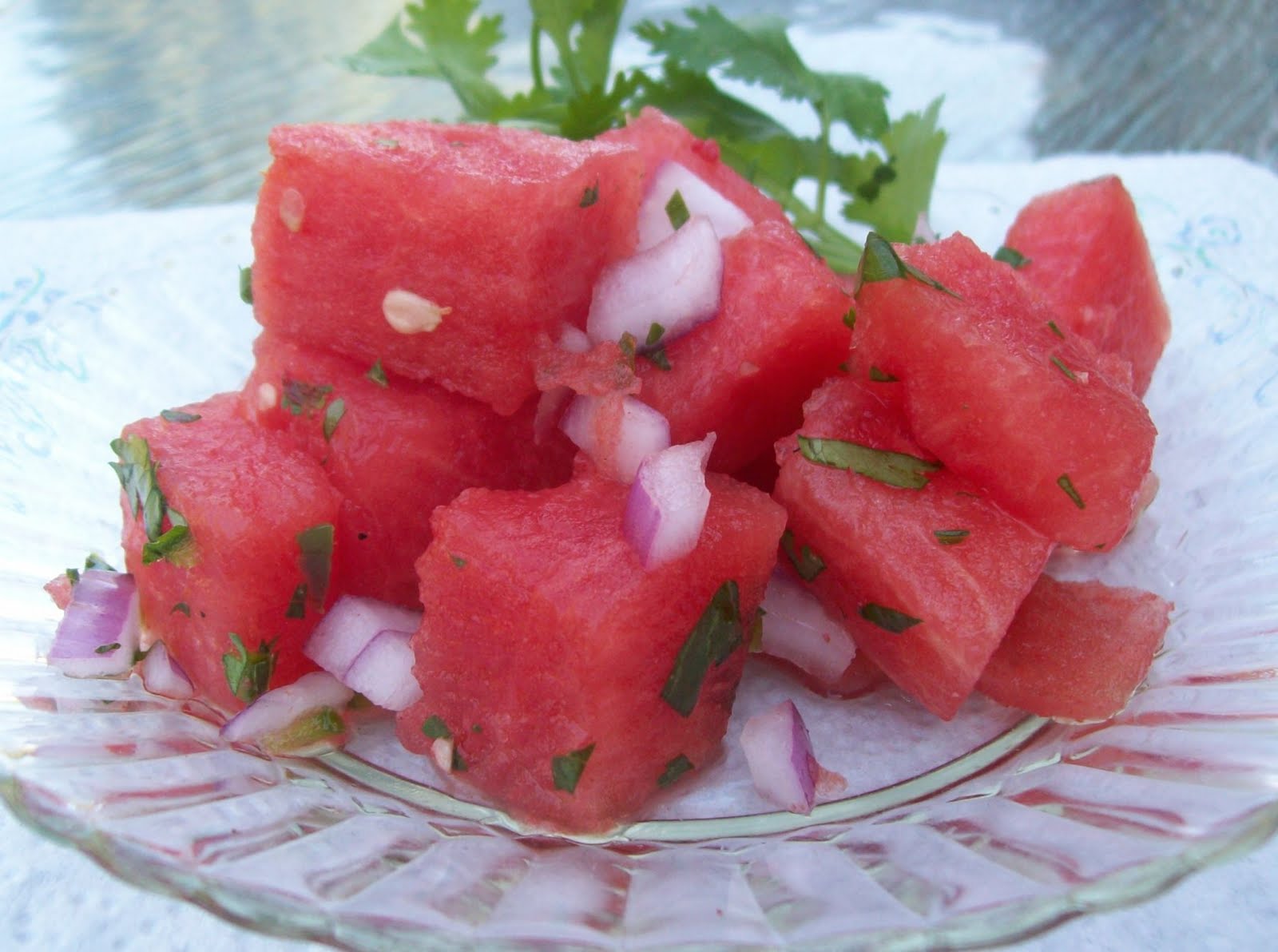 Watermelon Spicy Salad The Trent