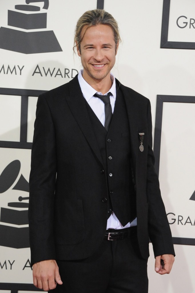 Best Dance Recording nominee Trevor Guthrie arrives at the 56th Annual GRAMMY Awards on Jan. 26 in Los Angeles (Photo Credit: Steve Granitz/WireImage.com)