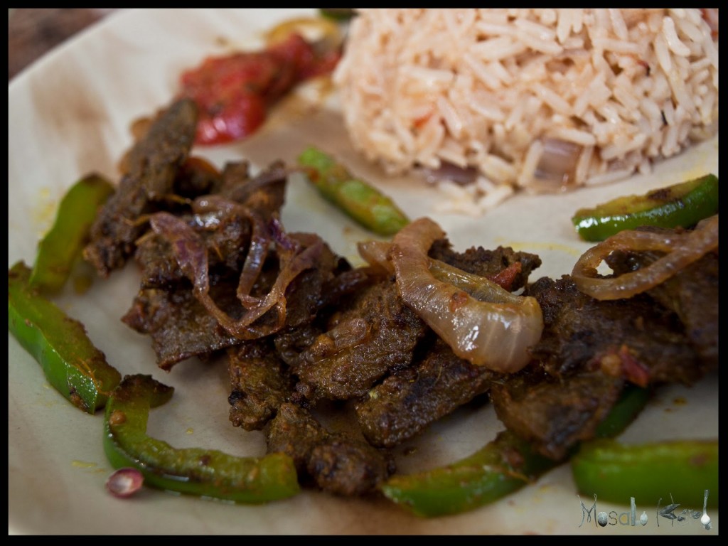 Beef liver with Pulao 3