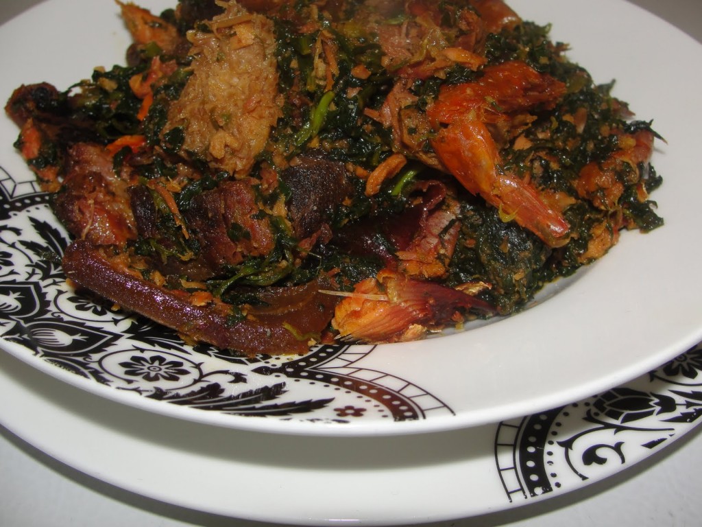 World famous delicacy: Edikang Ikong Soup of the Efik People of Cross River State 