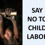 Say no to child abuse child labour The Trent