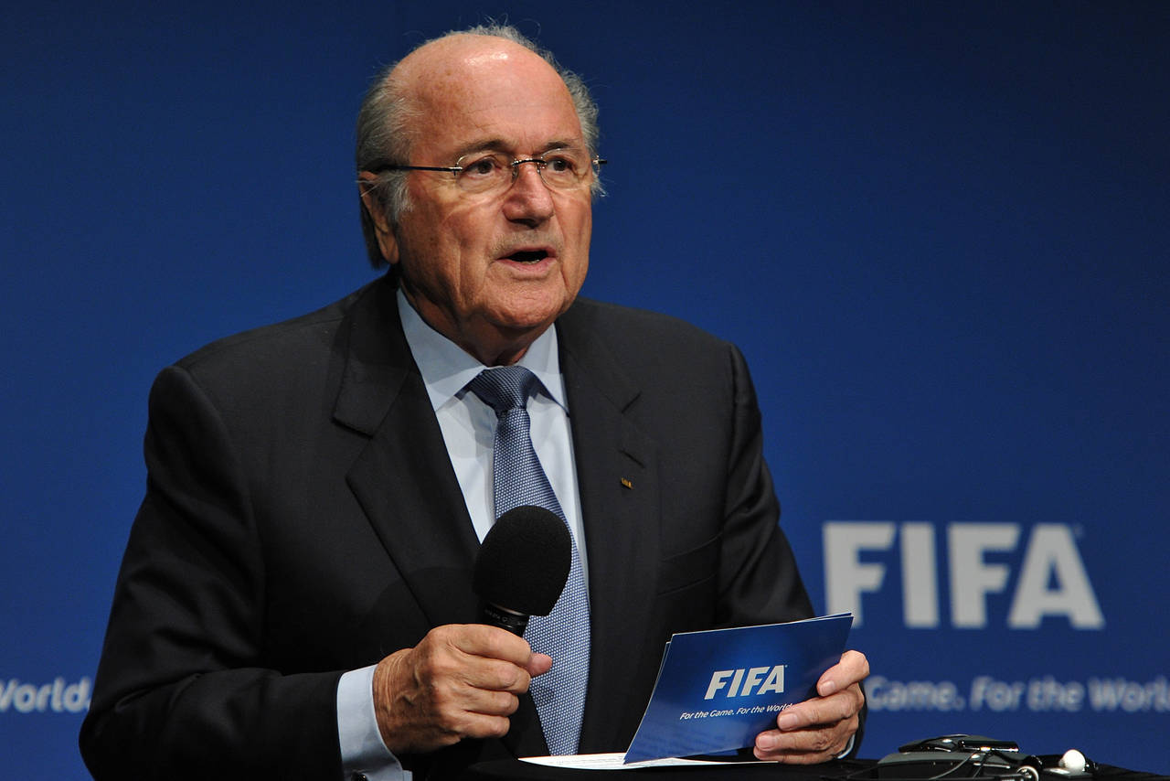 FIFA president, Sepp Blatter