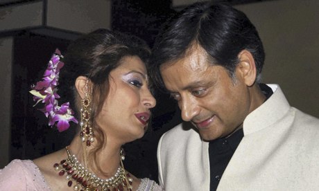 Sunanda Pushkar and Shashi Tharoor