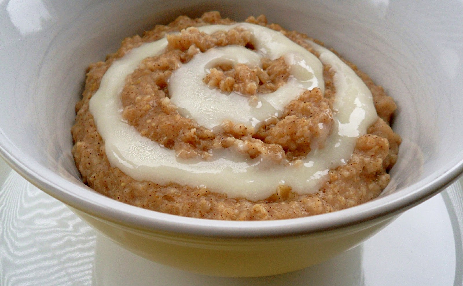 cinnamon roll oatmeal The Trent