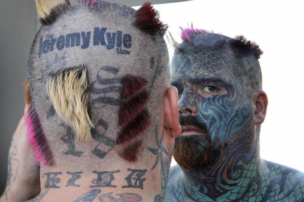 Nearly 90% of Body Art, previously known as Mathew Whelan, is covered in tattoos.