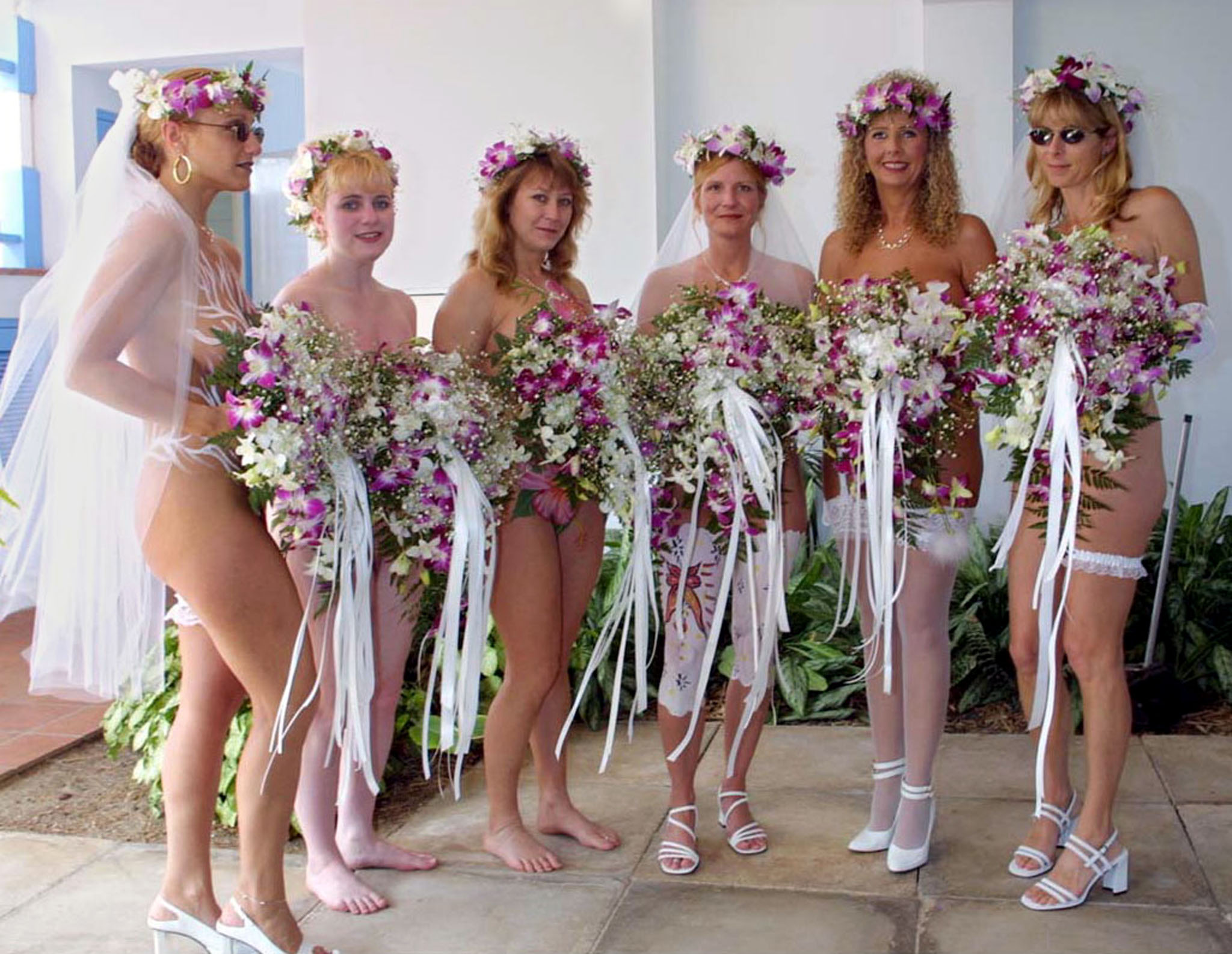 Naked Bridesmades Nudist NUDE WEDDING IN JAMAICA. 