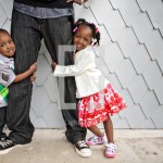 father and children kids the trent