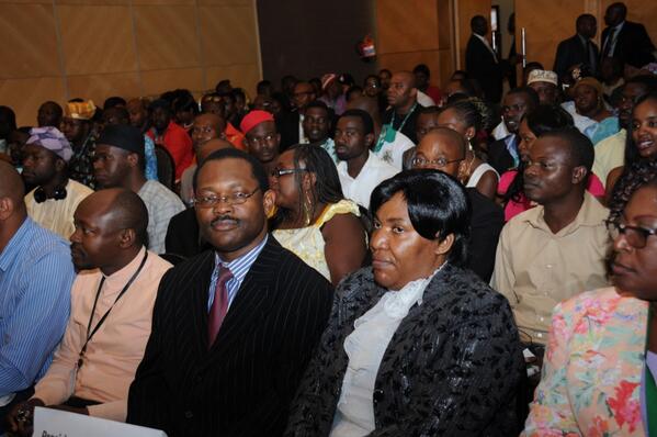 Nigerians at a meeting btw President Jonathan & the Nigerian community in Namibia yday in Windhoek.
