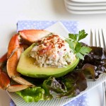 Crab Salad Stuffed Avocado-7