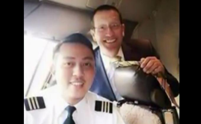 Fariq Ab Hamid with CNN Correspondent Richard Quest