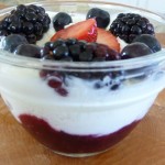 Fruit bottom yorgurt