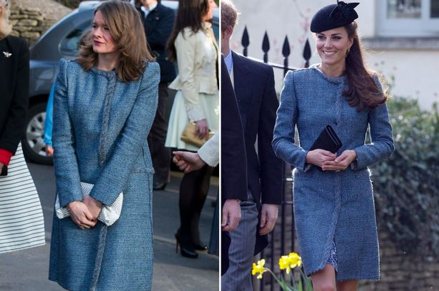 Snap! The unnamed wedding guest and the Duchess of Cambridge share their style