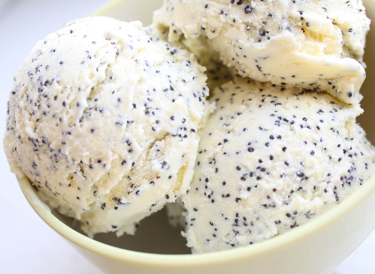 Ice cream Lemon Poppy Seed Ice Cream