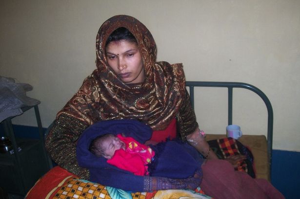 Priyanka Pal hopes she can raise funds to help miracle baby (Photo Credit: Barcroft/Daily Mirror)