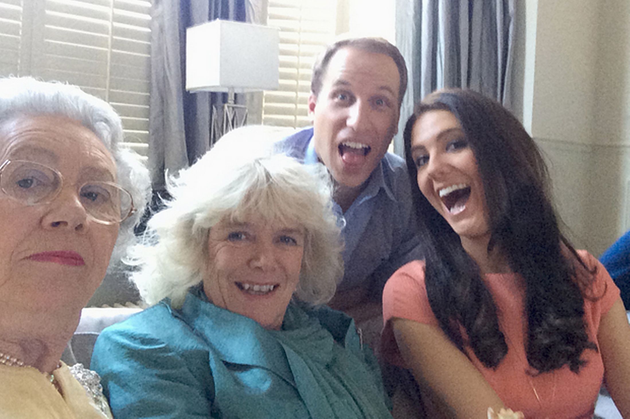 The royals having a laugh