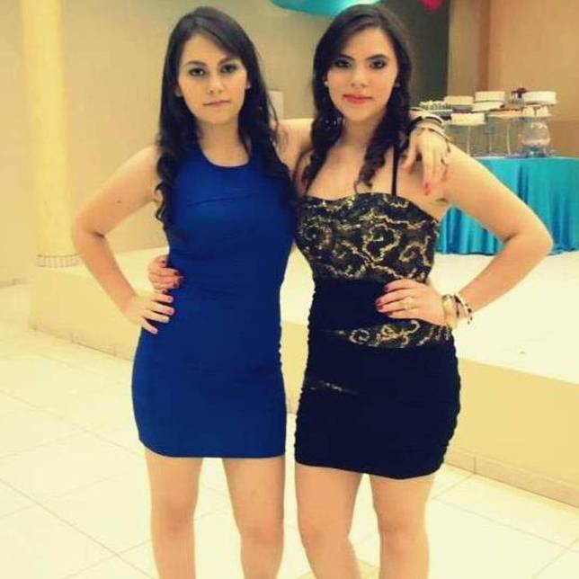 Erandy Elizabeth Gutierrez (right) ruthlessly murdered her friend Anel Baez after a dispute over some Facebook photos (Picture: CEN)