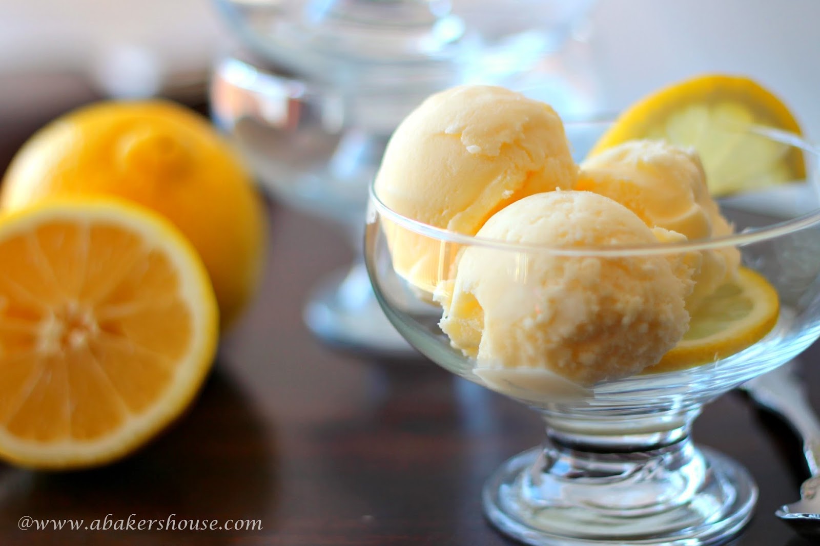 lemon frozen yogurt