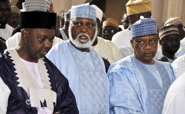 Funeral of Vice President Namadi Sambo's younger brother Capt. Yusuf Sabo Sambo on April 27, 2014 (Photo credit: Reuben Abati/Facebook)