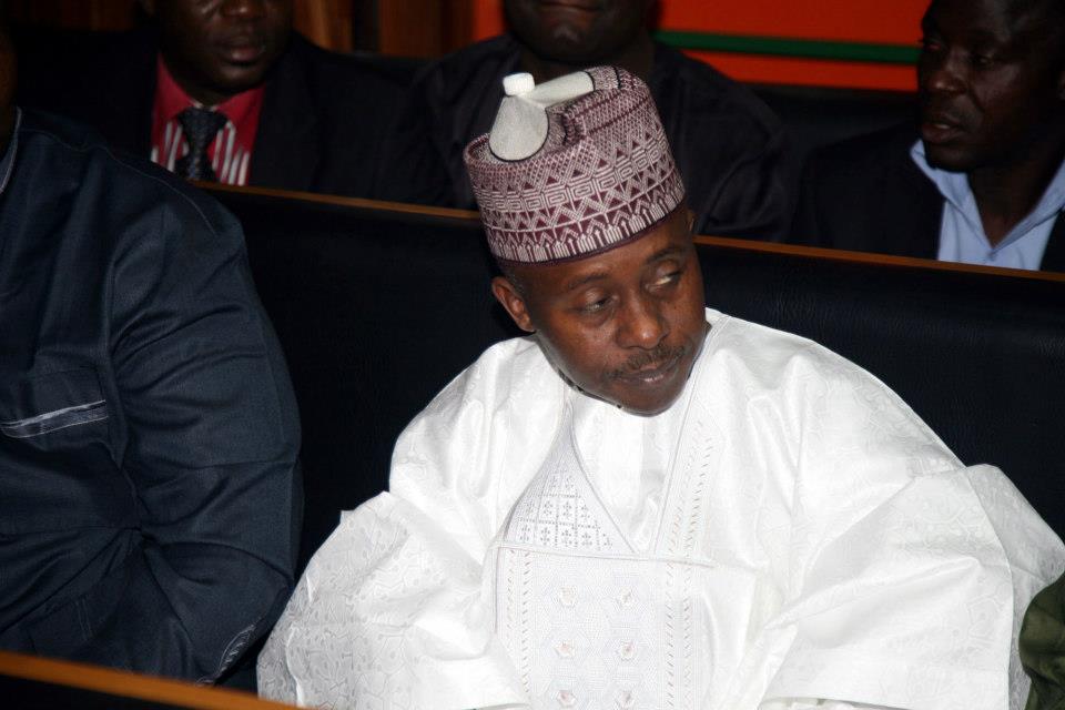 Farouk Lawan, the honourable member of the House of Reps who was later charged for bribery and corruption over extortion of and oil company during his chairmanship of the House Committee reviewing fuel subsidy payments