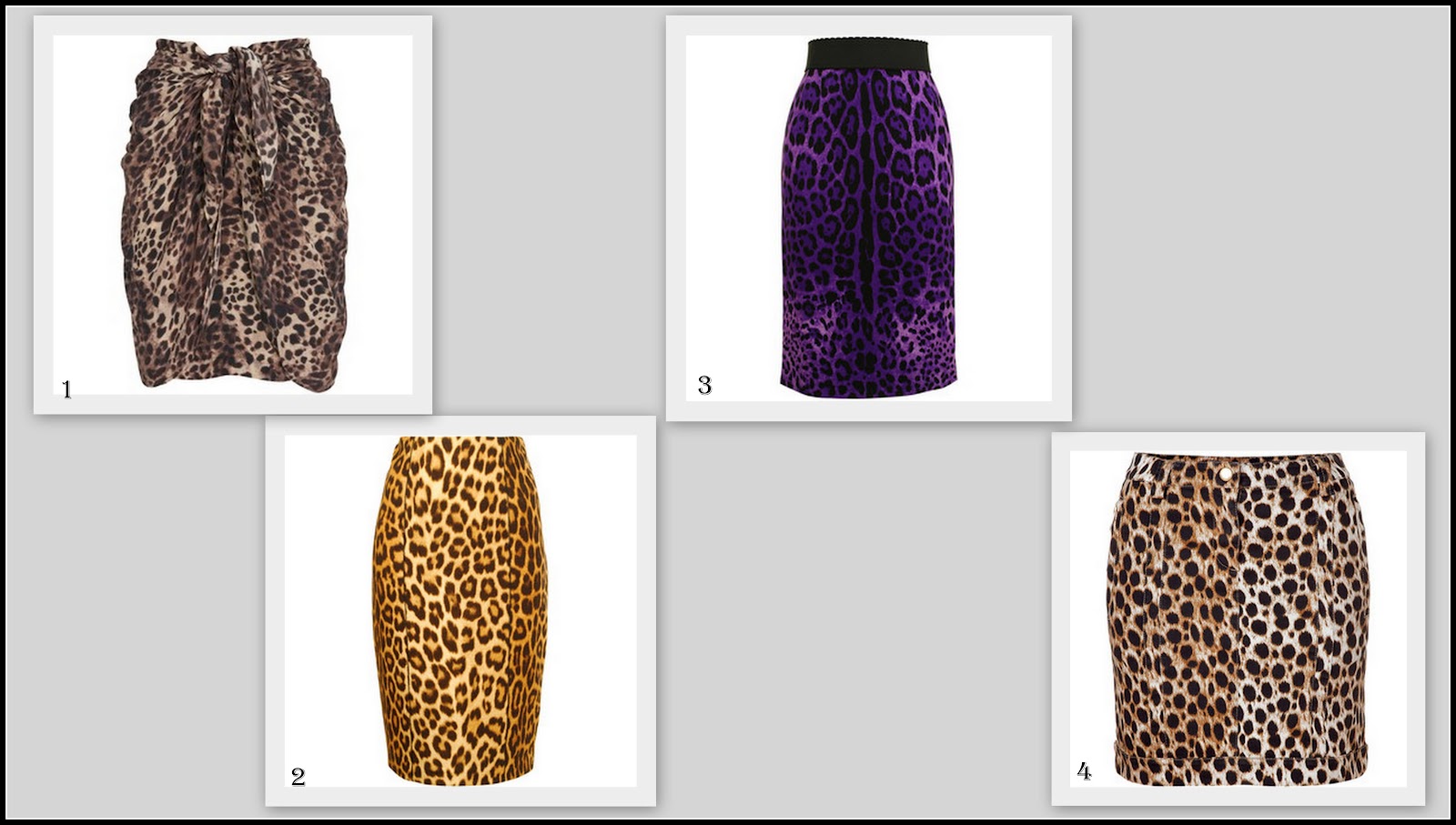 leopard pencil skirts- 2012