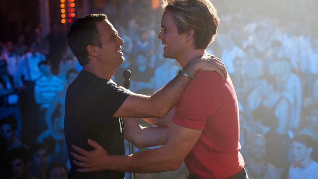 Still shot from the movie, The Normal Heart by HBO: Matt Bomer and Mark Ruffalo