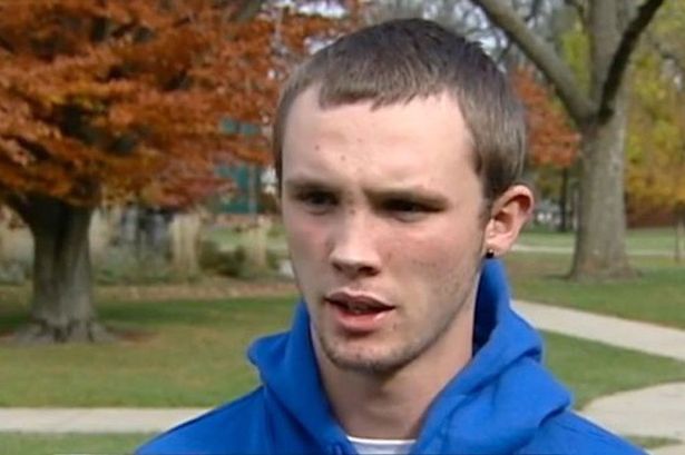 Injured: But Tyler Lawrence said in an interview he did not want to press charges (Photo Credit: Daily Mirror)