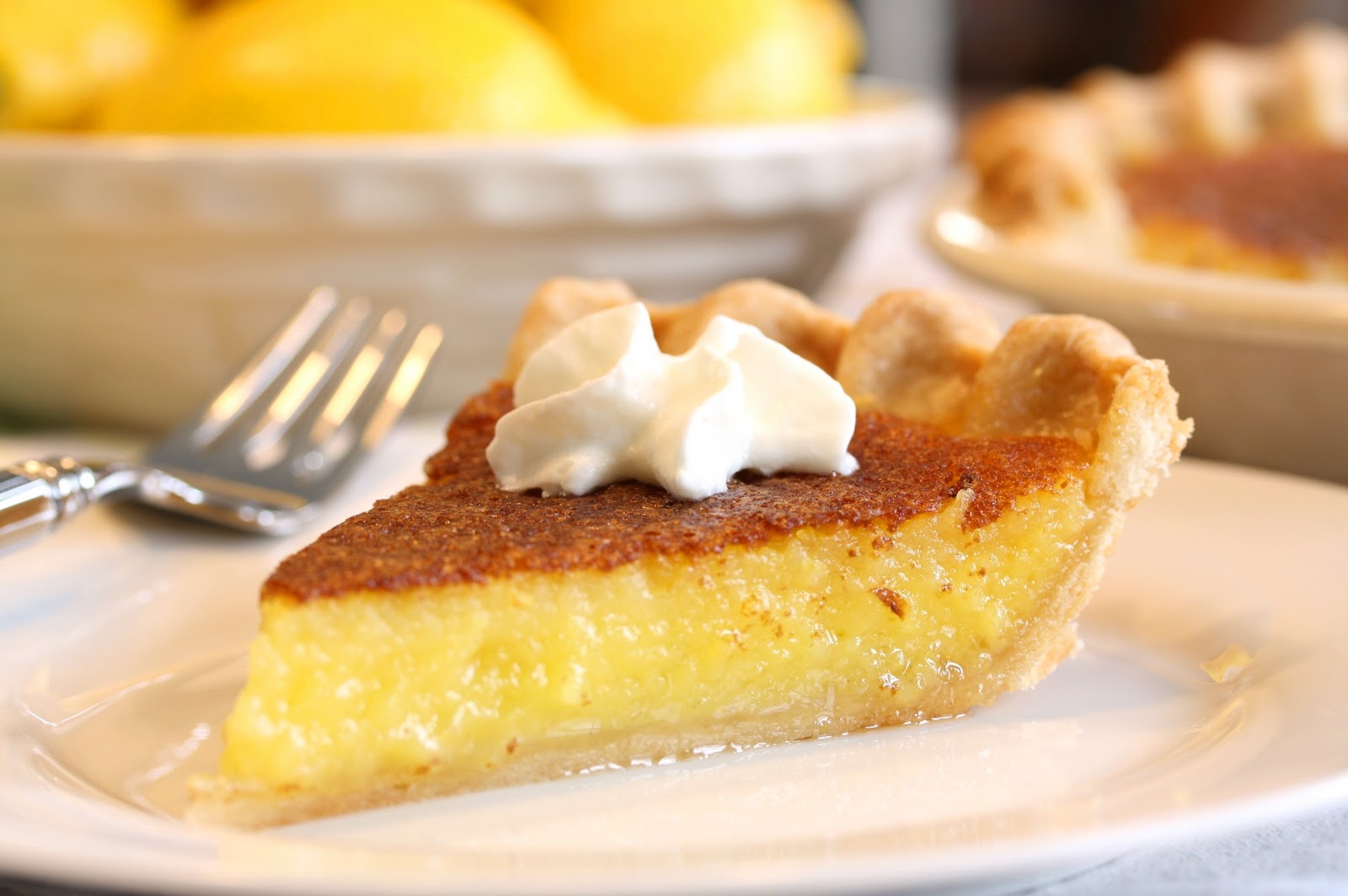 Lemon Chess Pie n