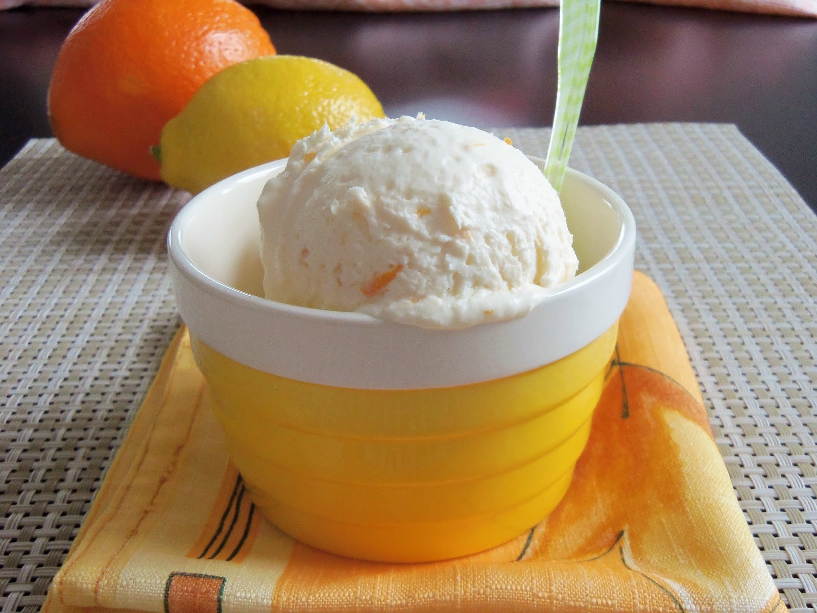 Lemon & Orange Blossom Ice Cream