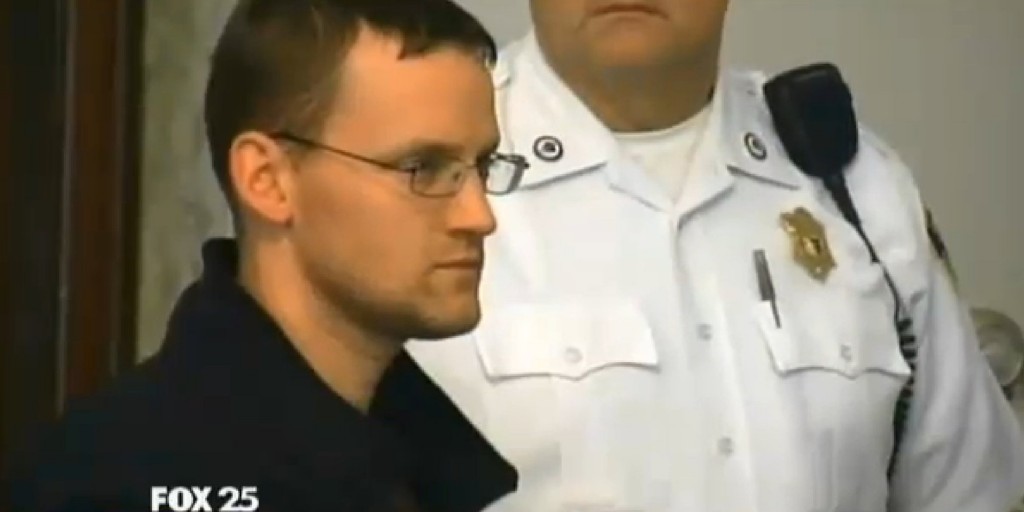 Brian McBride pictured in court