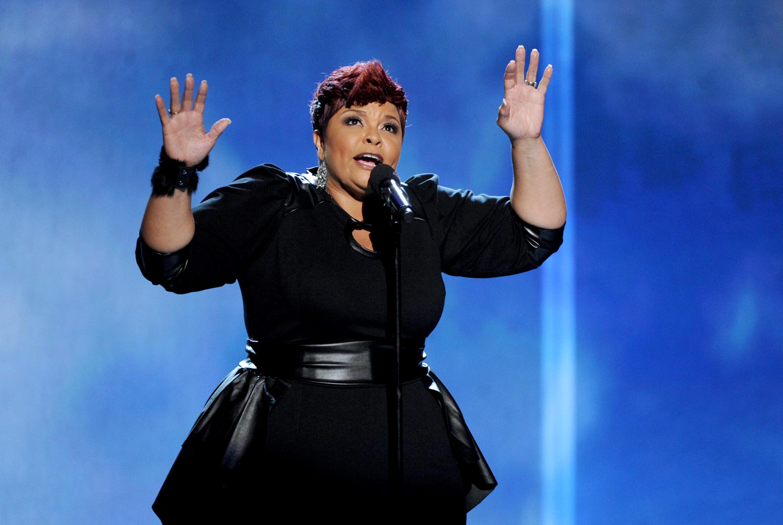 Tamela Mann on stage