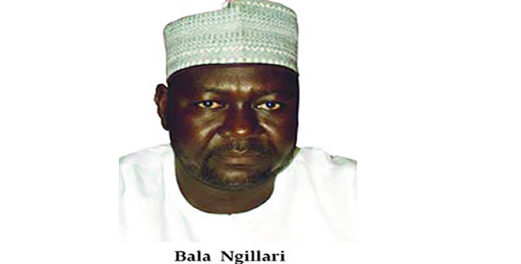 Former deputy governor of Adamawa state, Bala James Ngillari