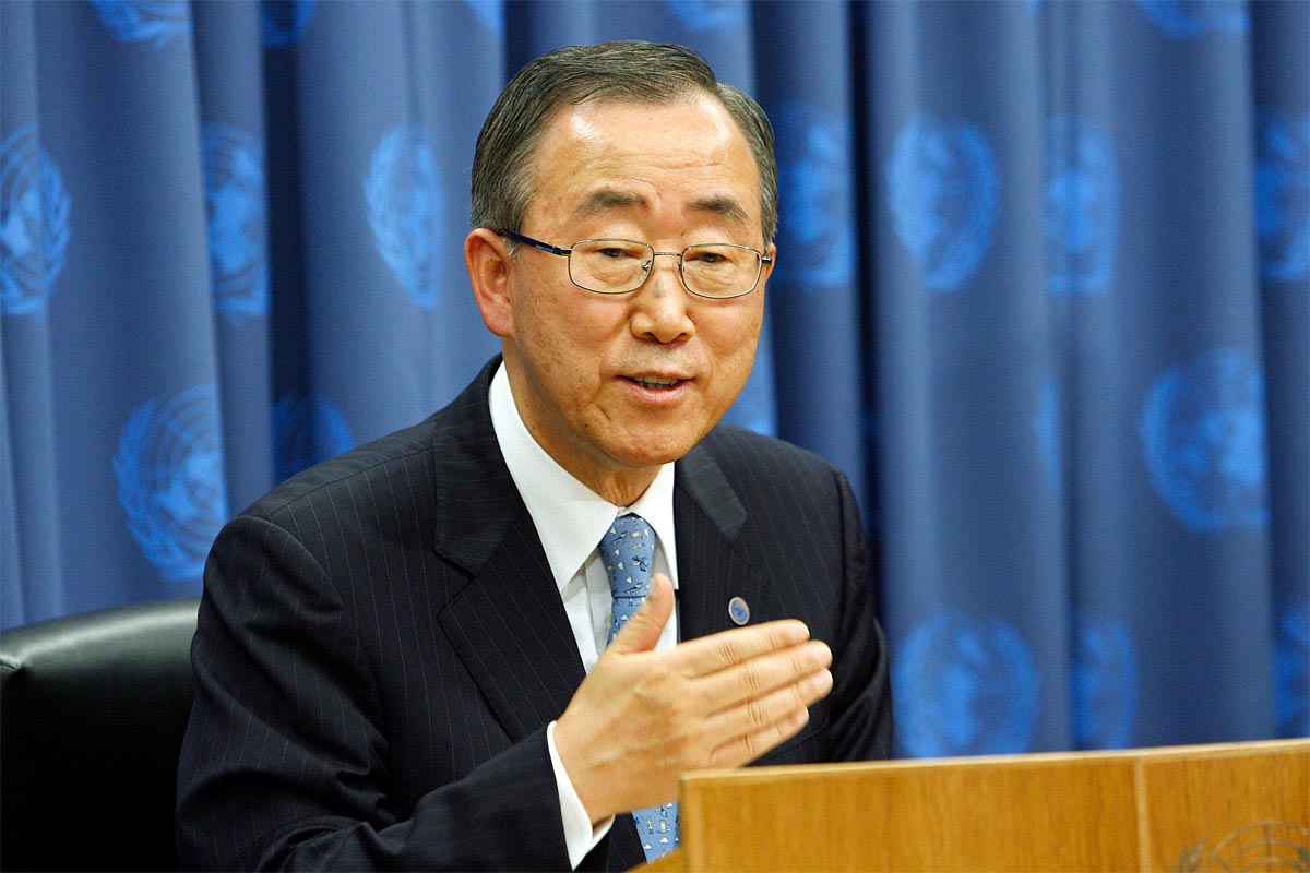 United Nation's Secretary General Ban Ki Moon