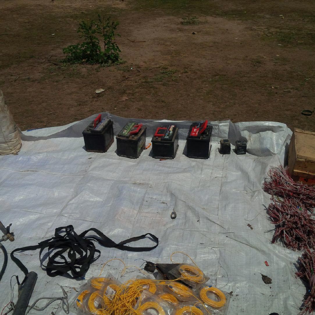 Material recovered on raid on Boko Haram camps in Balmo Forest (Photo: Defence HQRT)