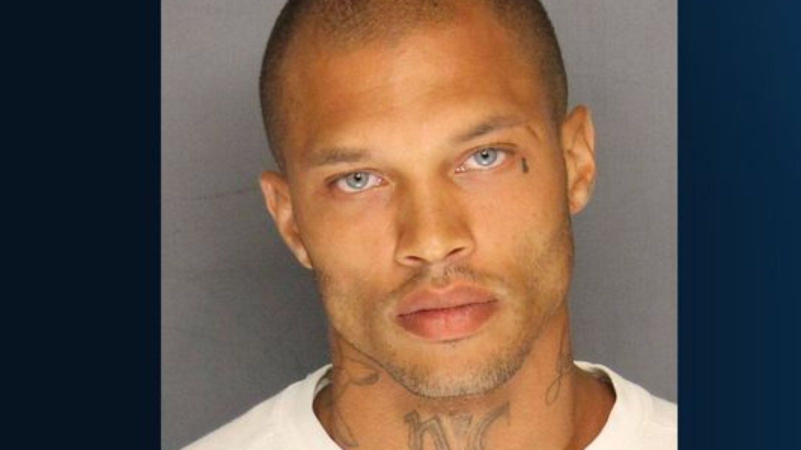 Jeremy Meeks'mug shot photo