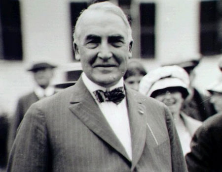 President Warren G. Harding