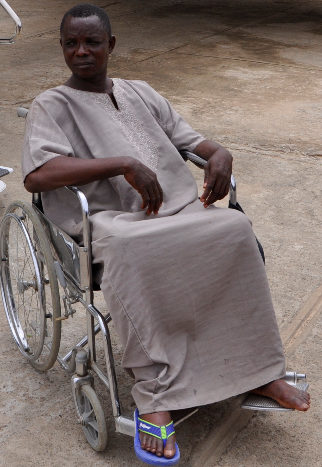 Warrant Officer, Augustine Nwanonenyi of the Nigerian Air Force who survived crash (Photo credit: Defence Headquarters)