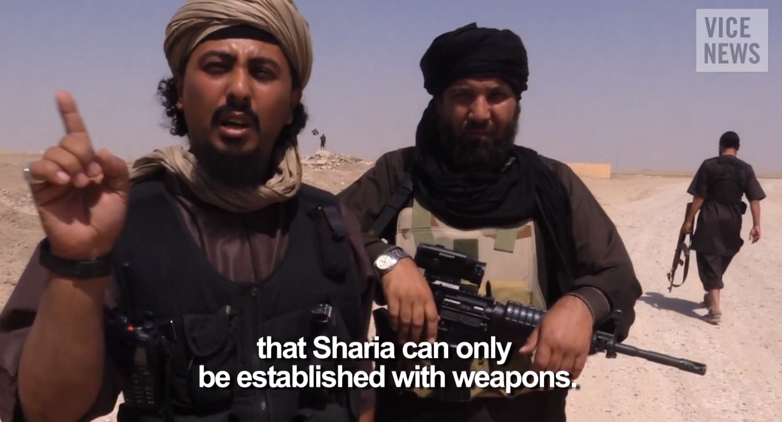 ISIS fighters [Photo Credit: Vice News]