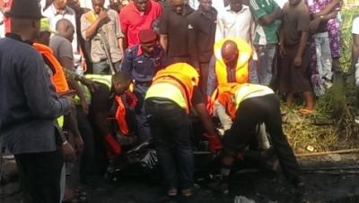 Lagos boat explosion (Photo Credit: Daily Post)
