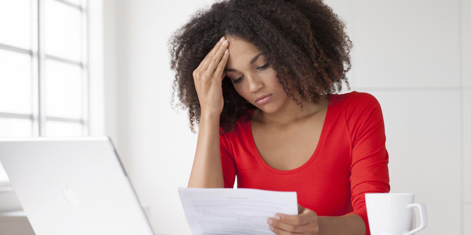 deal with anxiety woman worried unhappy