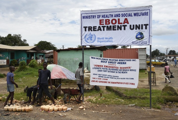 Ebola Treatment Centre(Photo Credit: International Business Times)