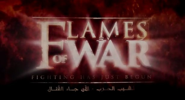 Screenshot of the Flames of War video by Isis (Photo Credit: AP)