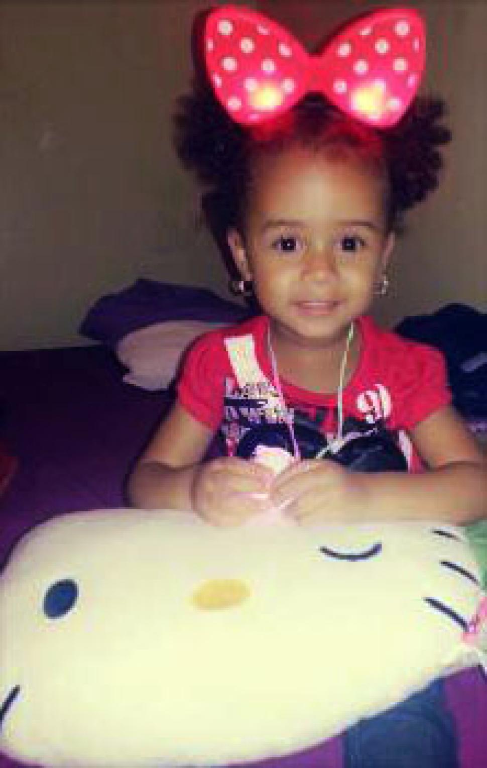 A 3-year old Jeids Torres was on Saturday, October 18, 2014 beaten to death by her mum’s 20-year old boyfriend, Kelsey Smith (Photo Credit: New York Daily News)
