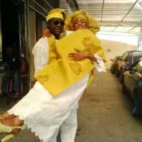 Late Kemi and her husband in one of their happy days