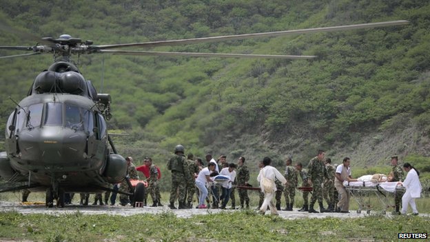 The Aircraft Used In Lifting The Survivors Of The Temple Lightening Tragedy To Hospitals On Sunday, October 05, 2014 (Photo Credit: Reuters)